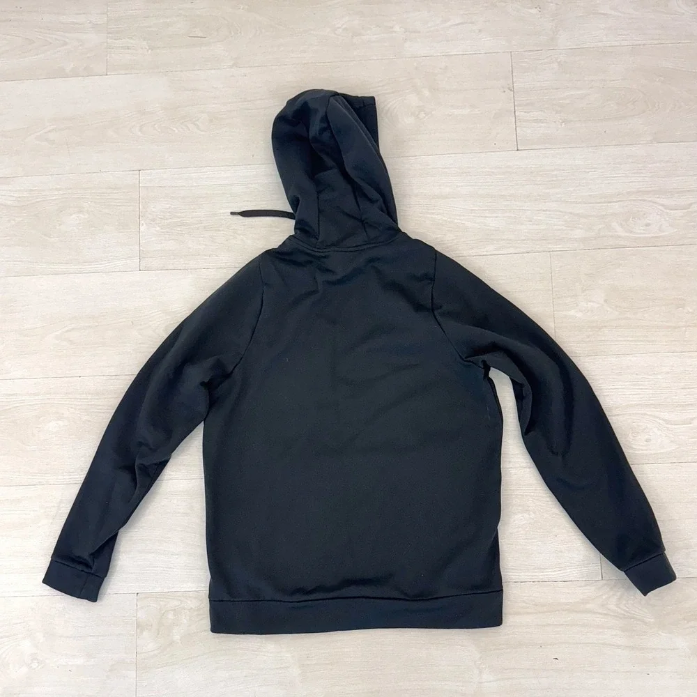 Nike Dri Fit Mens Hoodie Black Long‎ Sleeve Athletic Pullover Size M